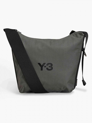 Y-3 Yohji Yamamoto × adidas Cordura τσάντα crossbody, γκρι