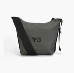 Y-3 Yohji Yamamoto × adidas Cordura τσάντα crossbody, γκρι