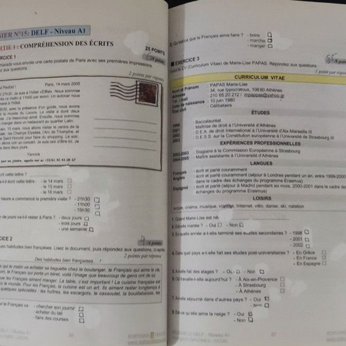Réussir Le Nouveau Delf Niveau A1 μεταχειρισμένο βιβλίο γαλλικών