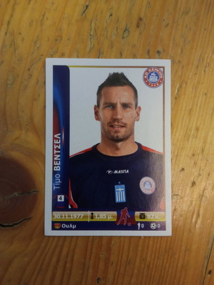 Αυτοκόλλητο Panini Superleague Ελλάδα 2012 Νο167 Τίμο Βέντσελ καινούργιο
