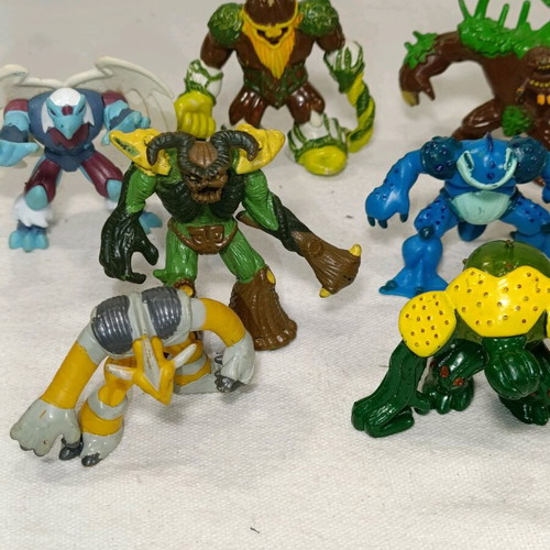 Gormiti figures used, all together