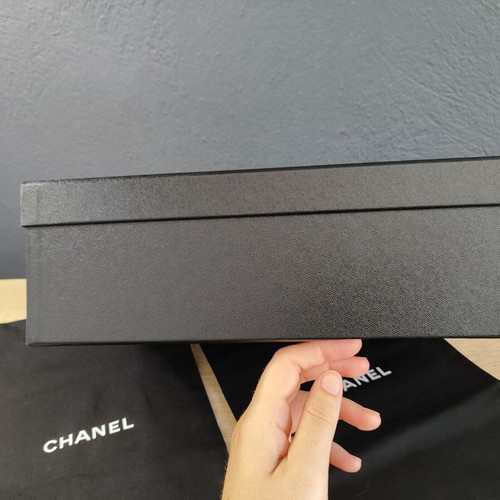 Chanel dustbags and empty shoebox used, protective storage cases