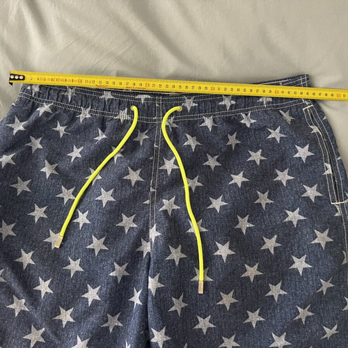 MC2 Saint Barth men's swim shorts XXL like new, white and blue