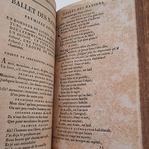 Oeuvres de Molière 1799 used, collectible 7th volume