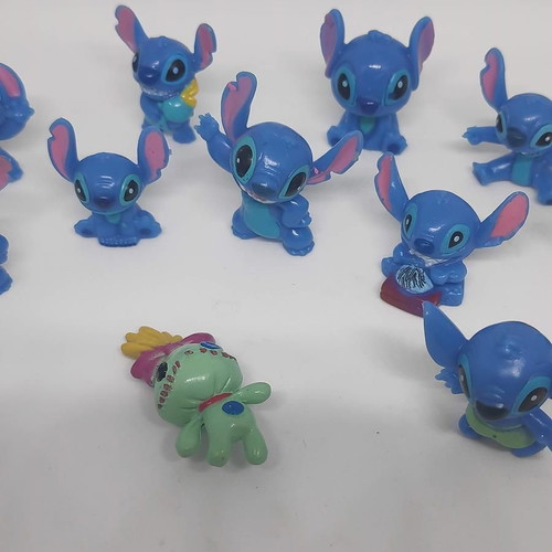 Stitch collectible figures set of 12, like new