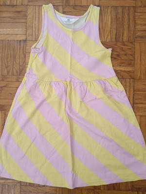 H&M striped cotton dress for ages 4-6