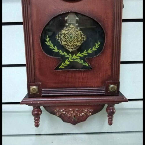 Wooden wall clock new with pendulum