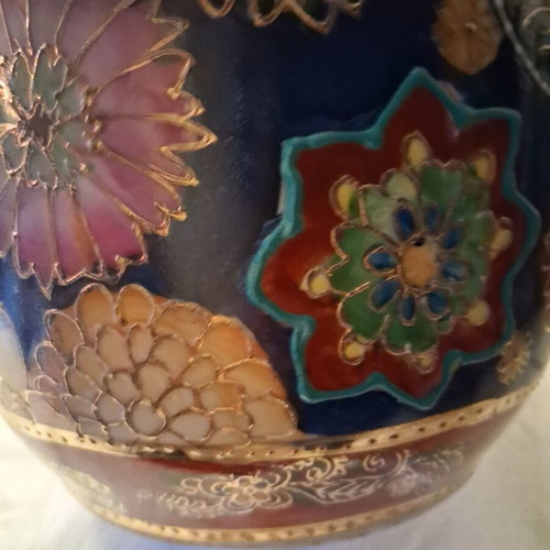 Porcelain vase 36cm handpainted, like new