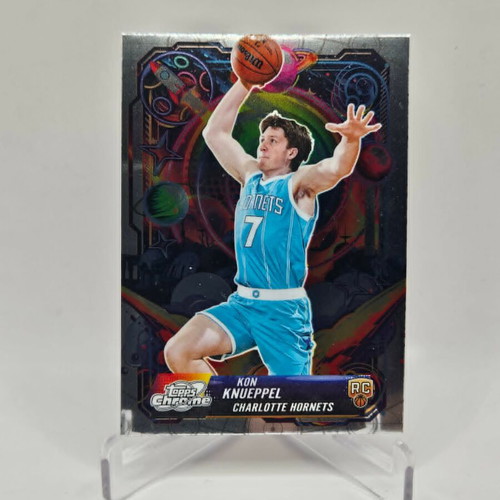 Topps Chrome Cosmic Kon Knueppel Propulsion card like new