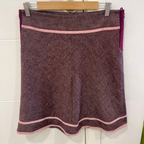 Isabell Kristensen Vintage Weave Pattern A Line Skirt Size Medium Purple Rare