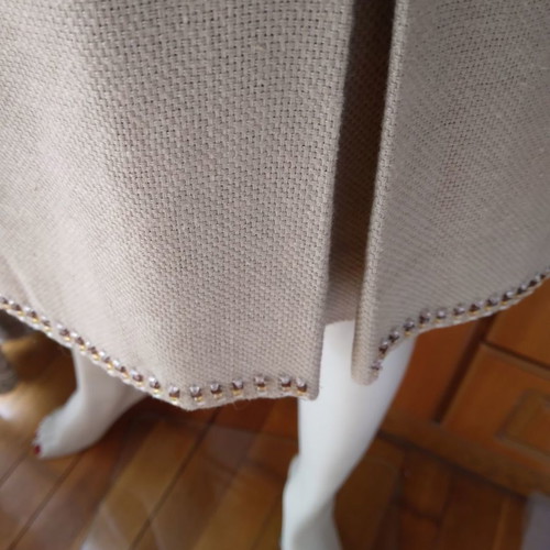 Zara beige suit used, size M/L, linen and viscose