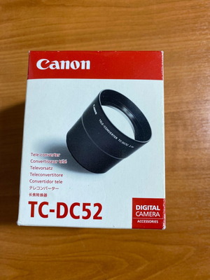 Canon tele-converter TC-DC52 new