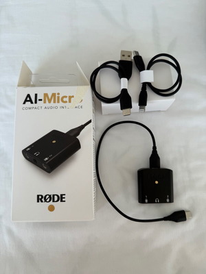 Rode AI-Micro κάρτα ήχου σαν καινούργιο