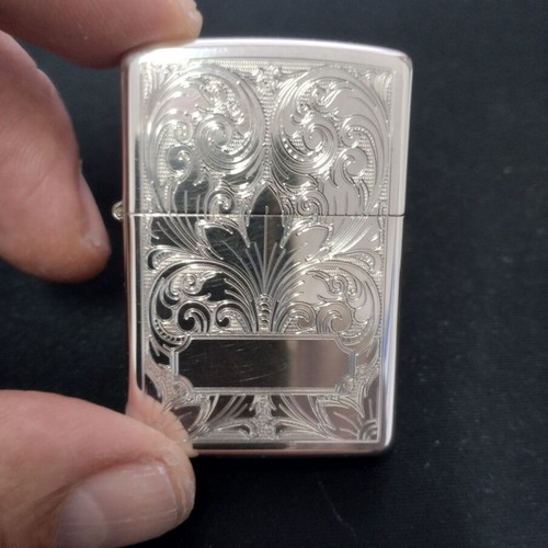 Zippo Sterling Silver Lighter 1992 New