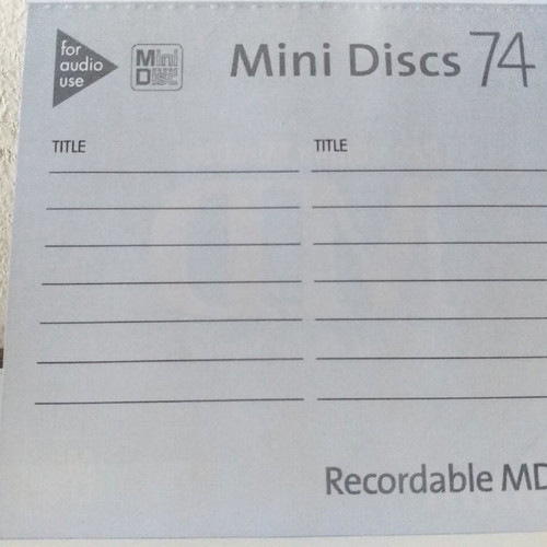 Samsung Minidisc 74 digital audio sound καινούργιο, σφραγισμένο