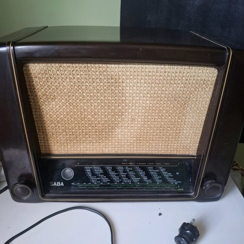 Vintage SABA Lindau WP radio like new (1950s) collectible German piece