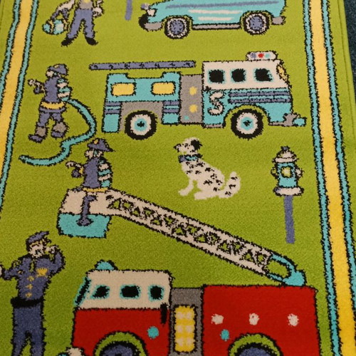 Children's bedroom rug set new with antistatic yarns
