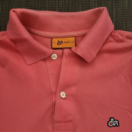 Dur Polo Shirt used, short sleeve, size L, watermelon color