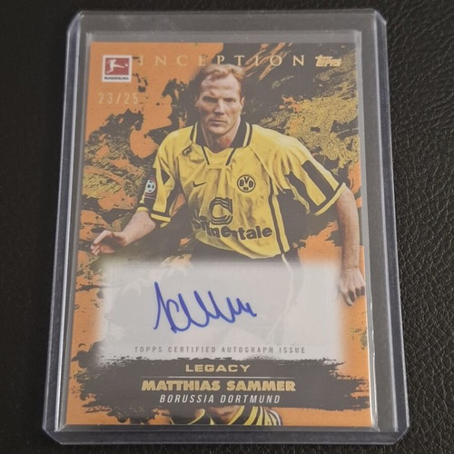 Matthias Sammer Topps Inception Legacy Autograph card