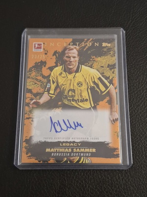 Matthias Sammer Topps Inception Legacy Autograph card