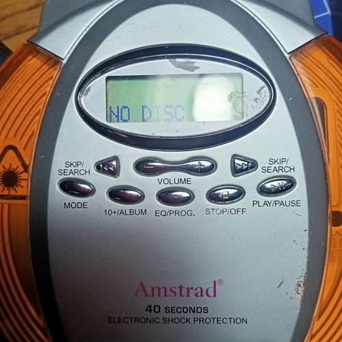 Amstrad CD0828 portable CD player used, rare, working