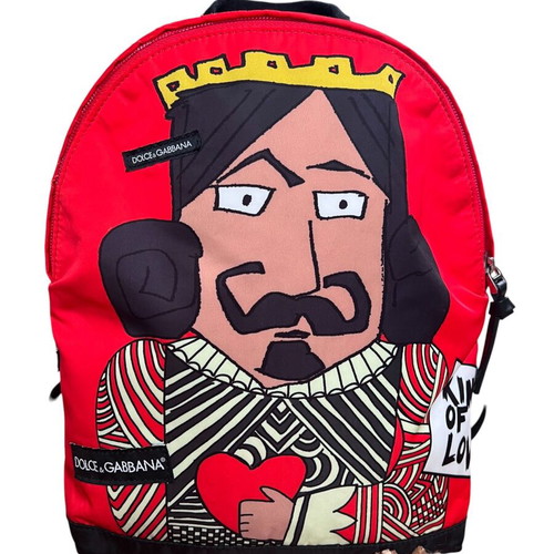 Dolce & Gabbana backpack used, red