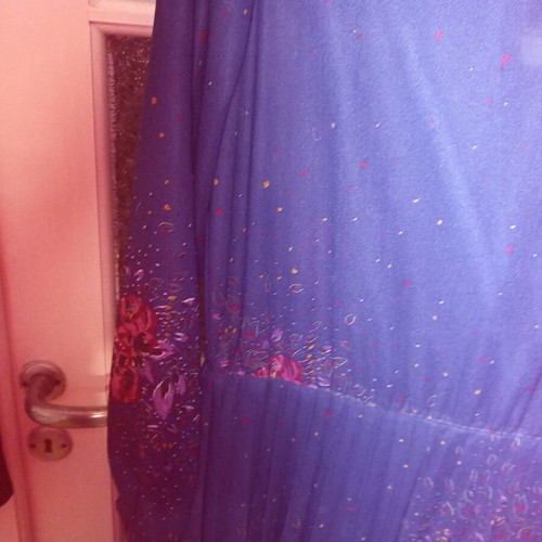 Dress one size like new, blue, with lining