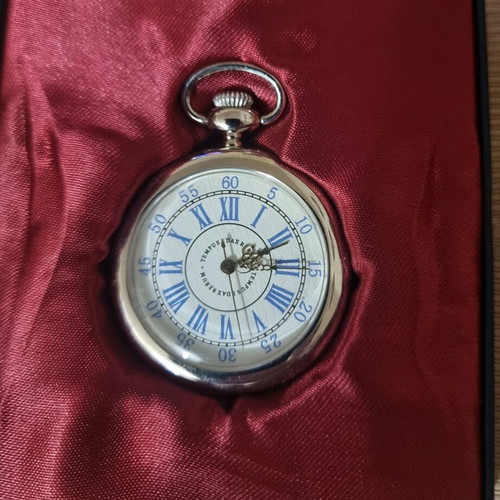 Tempus Edax Rerum pocket watch new