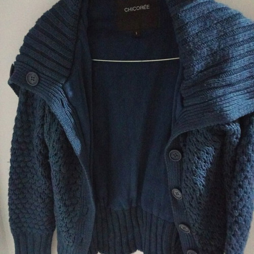 Cardigan medium size blue like new