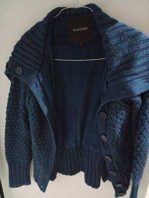 Cardigan medium size blue like new