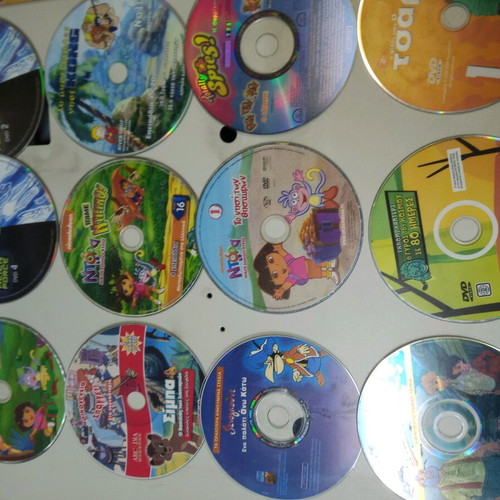 Children's DVD and VCD used, pack of 100