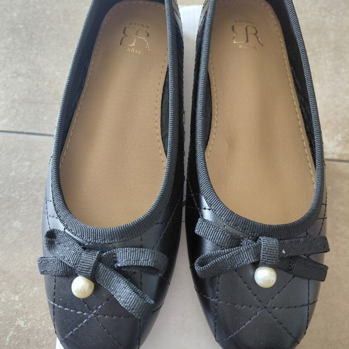 Ballerina shoes size 36, black, like Dior style