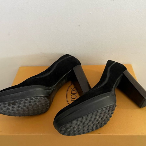 Tod’s women's heels used, size 38.5, black suede
