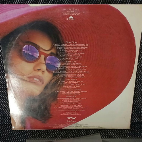 Bonjour Paris vinyl LP used, French classic songs