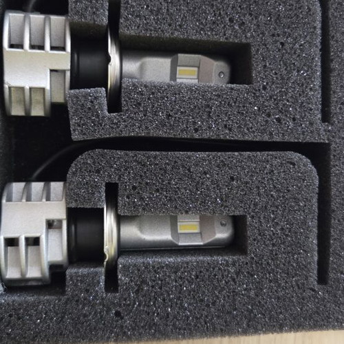 LED H7 Osram 6500K bulbs used, set of 4, non-CANBUS