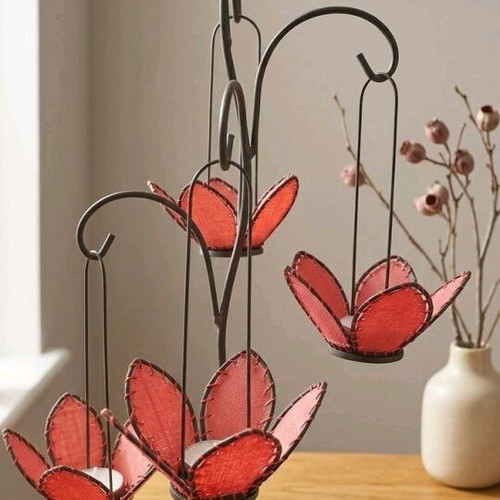 Metal candle holder for tealight like new