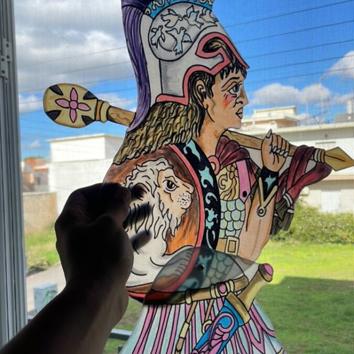 Alexander the Great figure like new, height 80cm