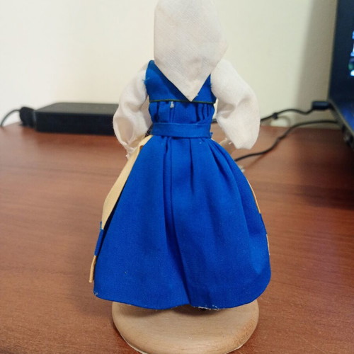 National Doll Sweden wooden, like new, handmade