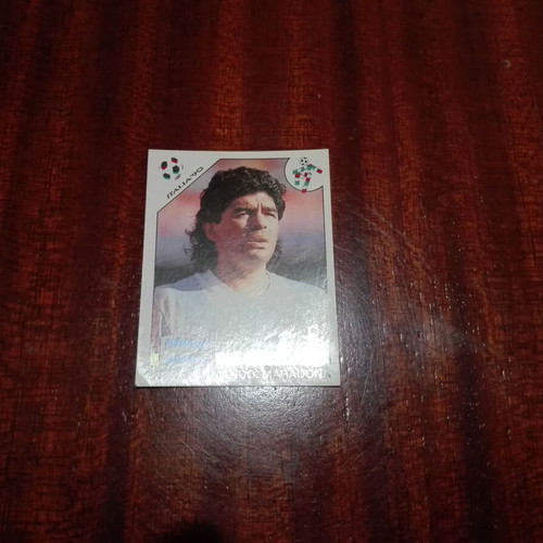 Panini sticker Maradona Italia 90 used