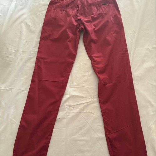 Frankie Denim men's pants, red, slim fit