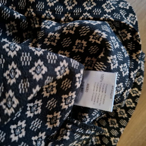 Skirt black with pattern used, mi demoiselle, size S