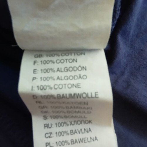 Lotto England No 7 Sports T-Shirt size S used, navy blue