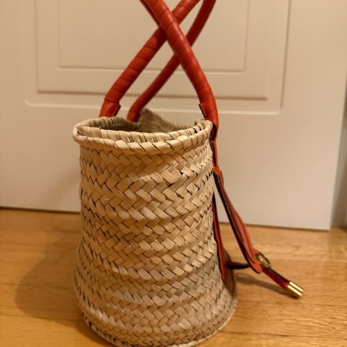 Chloe Raffia basket bag