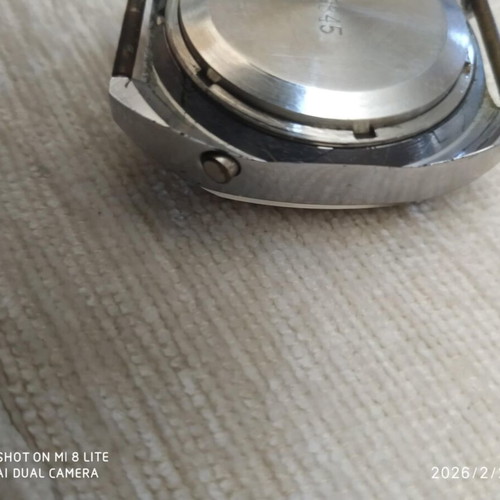Poljot Automatic 2627H Square Watch like new, men's, white beige