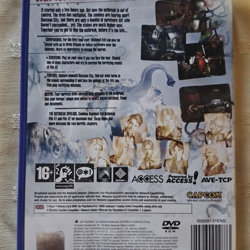 Resident Evil Outbreak File 2 PS2 game