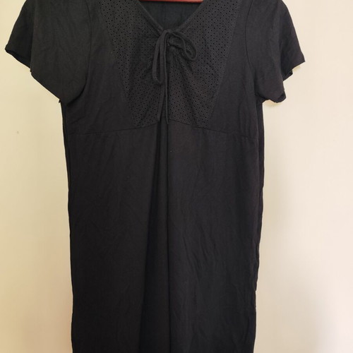Bershka black mini dress medium used, soft suede-like fabric