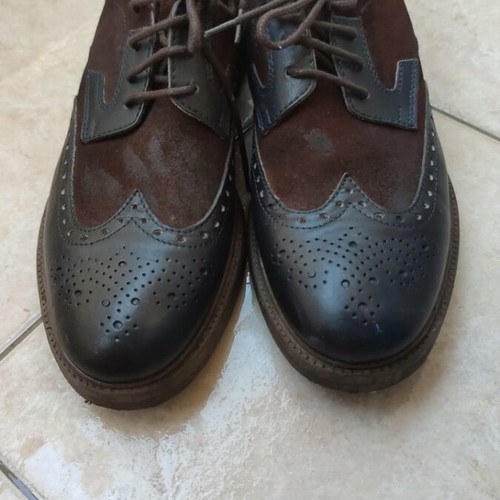 Philippe Lang men's shoes like new, size 44, blue and brown