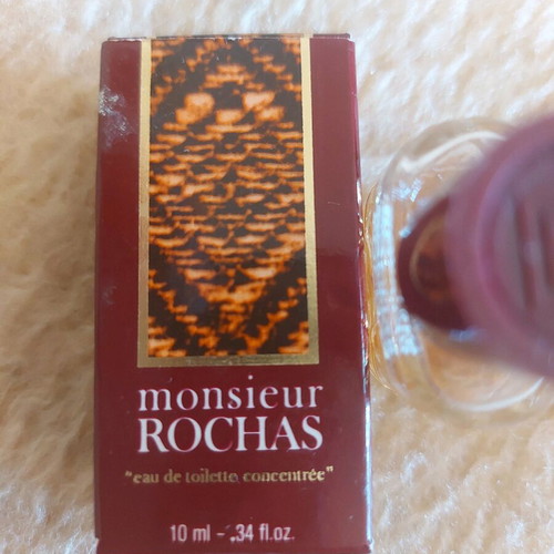 Monsieur Rochas vintage miniature used, 10 ml, 1970s
