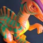 Колекционен динозавър Parasaurolophus употребяван, Kenner 1997