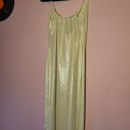Judah Club champagne dress, white and silver, size M